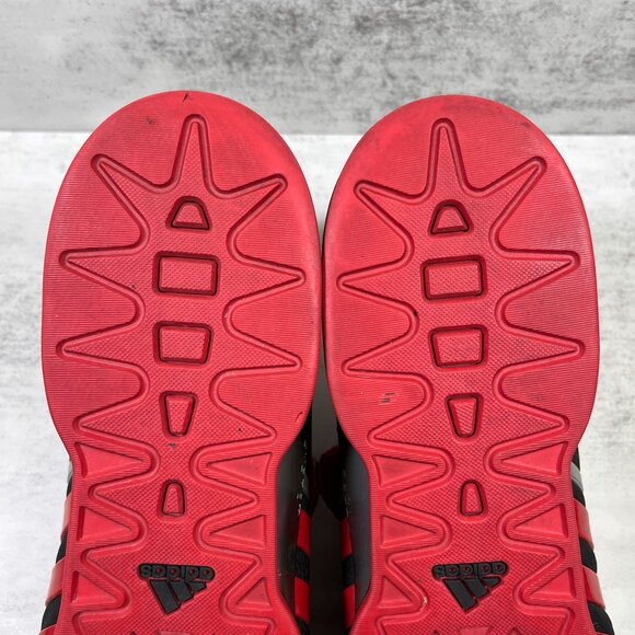 Adidas Adipower M21865 Weightlifting Shoes - Men\'s Size 11 - Black Red
